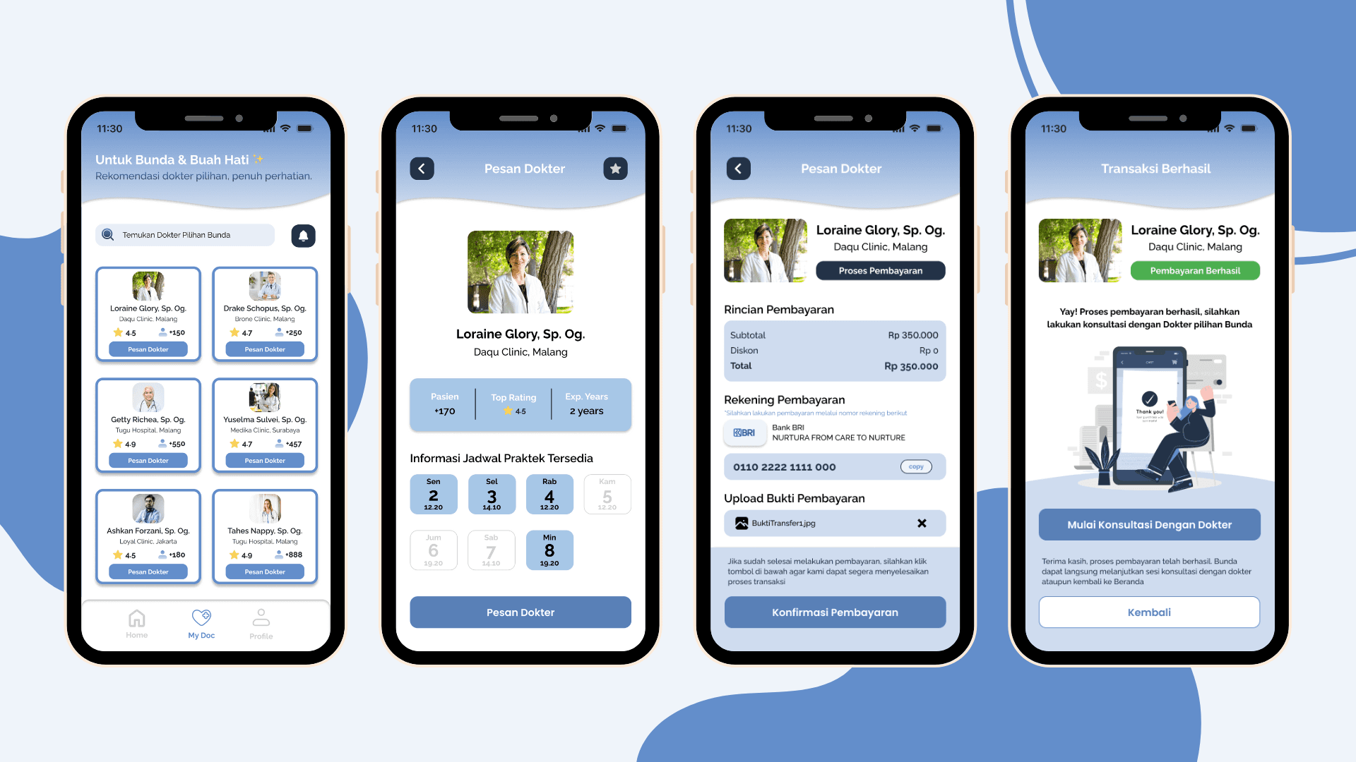Doctor feature providing access to professional guidance and consultation information.