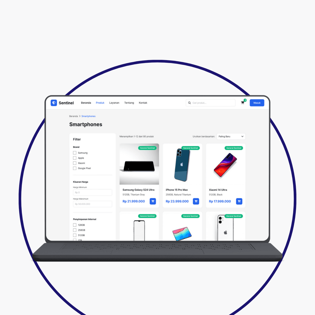 Sentinel: Blockchain Based Marketplace